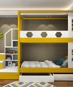 Giường tầng gỗ sồi GTG25