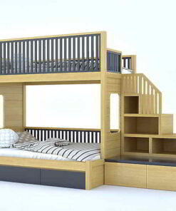 giường tầng gỗ sồiGiường tầng gỗ sồi GTG26